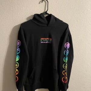 Marvel Black Graphic Hoodie